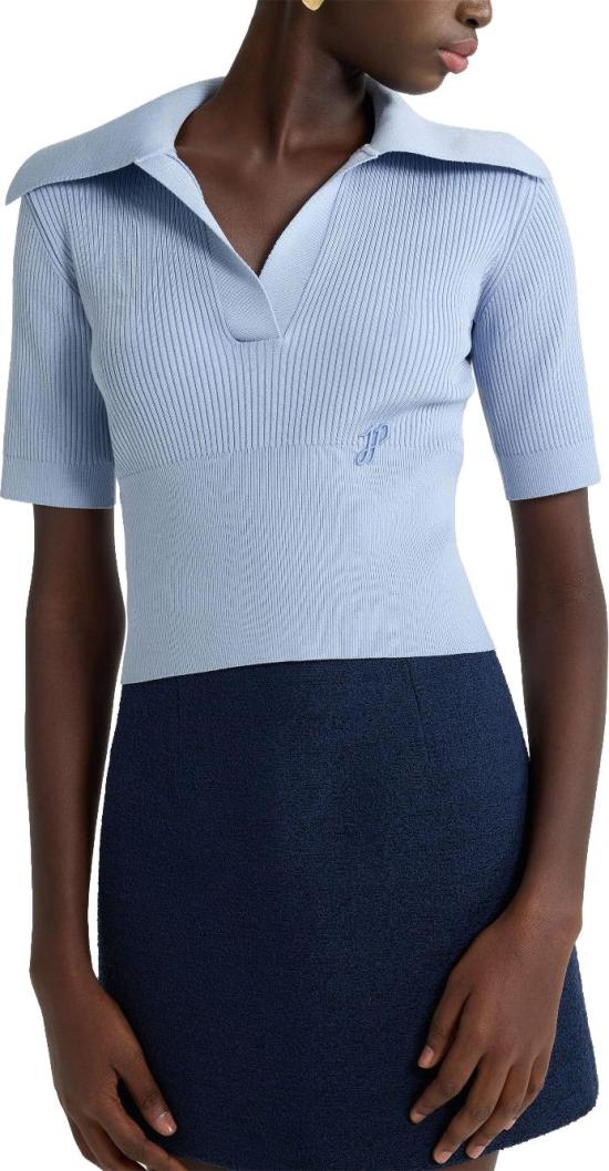 25SS 파투 폴로 티셔츠 KN2488071639B LICHTBLUE - PATOU