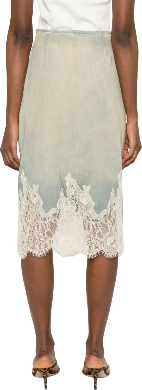 26SS 디젤 미디 스커트 A217840CEDE01 LICHTBLUE - DIESEL