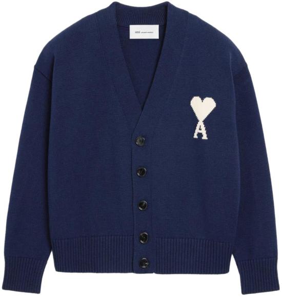 26SS 아미 울 드 하트 가디건 UKC380KN0156A116 NAVY