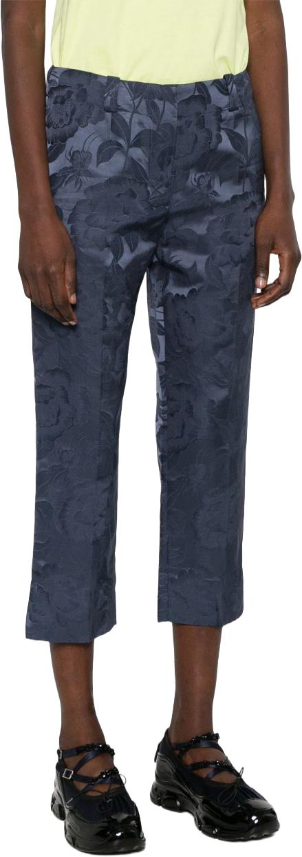  겐조 스트레이트 팬츠 FF52PA0939JG67 NAVY - KENZO