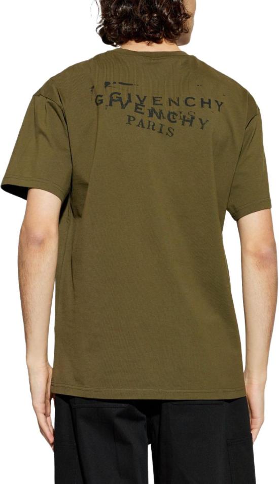 26SS 지방시 반팔 티셔츠 BM71NK3YSA305 DONKERGREEN - GIVENCHY