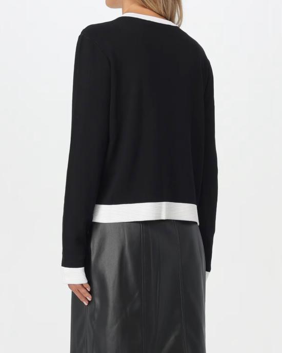  칼라거펠트 가디건 245W2001 999 nero NERO - KARL LAGERFELD