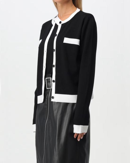  칼라거펠트 가디건 245W2001 999 nero NERO - KARL LAGERFELD