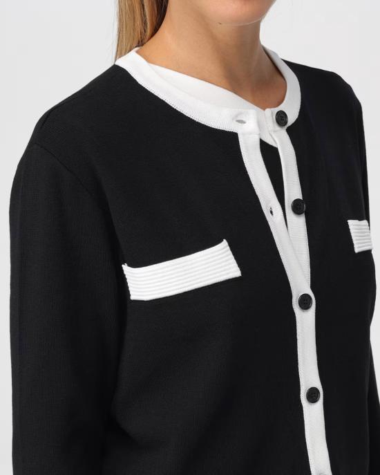  칼라거펠트 가디건 245W2001 999 nero NERO - KARL LAGERFELD