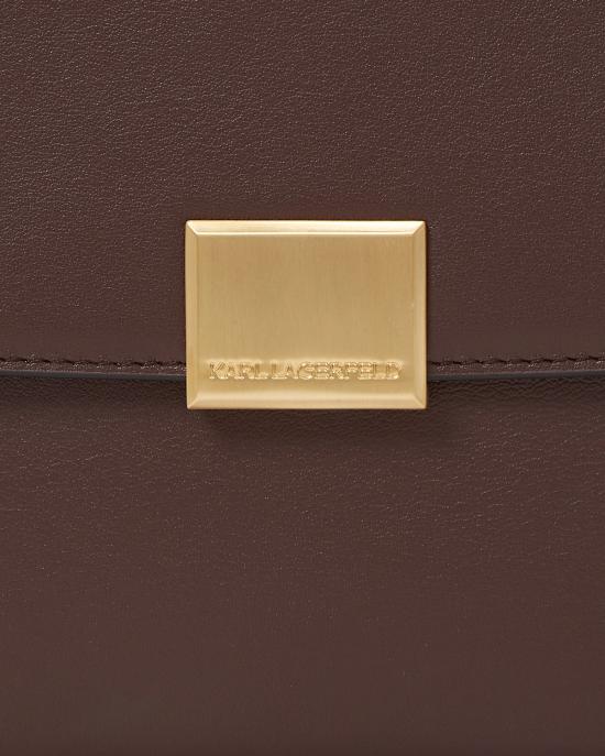 칼라거펠트 크로스백 245W3056 798 mushroom MARRONE - KARL LAGERFELD