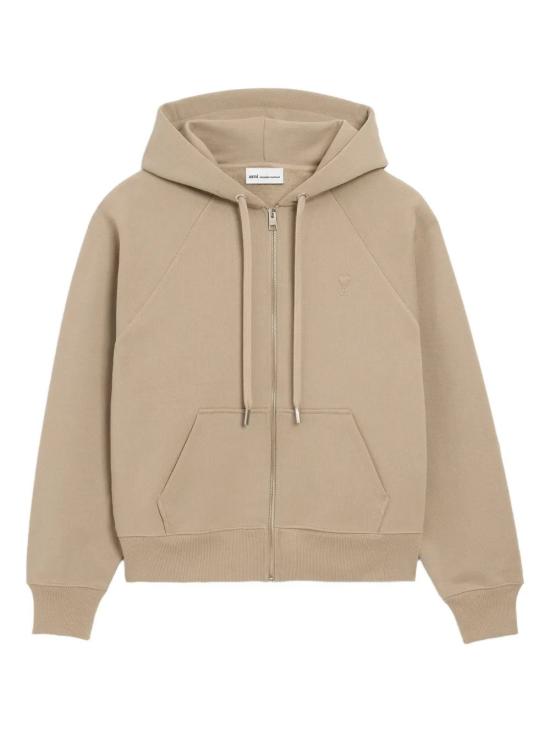 26SS 아미 후드 티셔츠 USW759 747A036 Beige