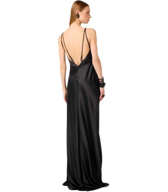 26SS 엘리자베타프랜치 롱 원피스 ABR3362E2 110 40 Black - ELISABETTA FRANCHI