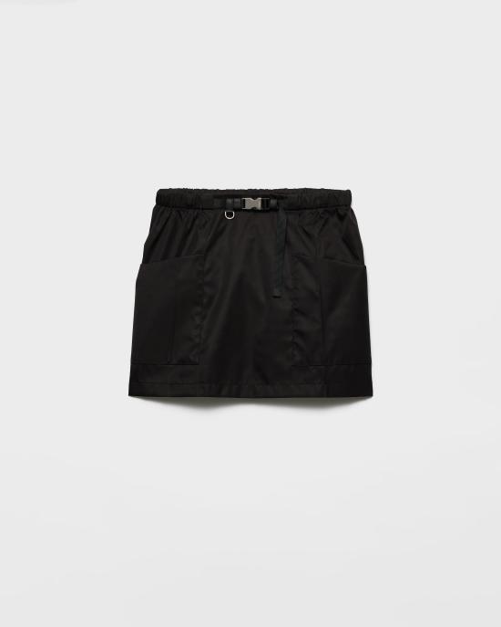 26SS 프라다 숏 스커트 21H0281WQ8F0002 S OOO Black