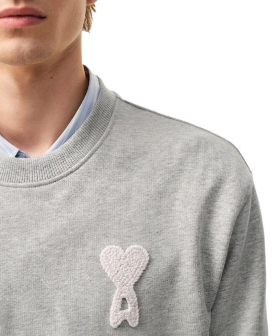 26SS 아미 긴팔 티셔츠 USW787 730A161 GREY - AMI