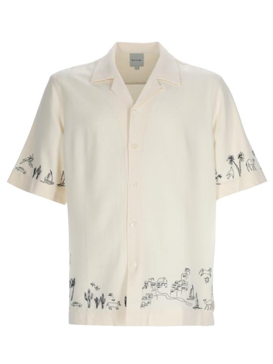 26SS 폴 스미스 반팔 셔츠 M1R 905UE V03036 04 IVORY