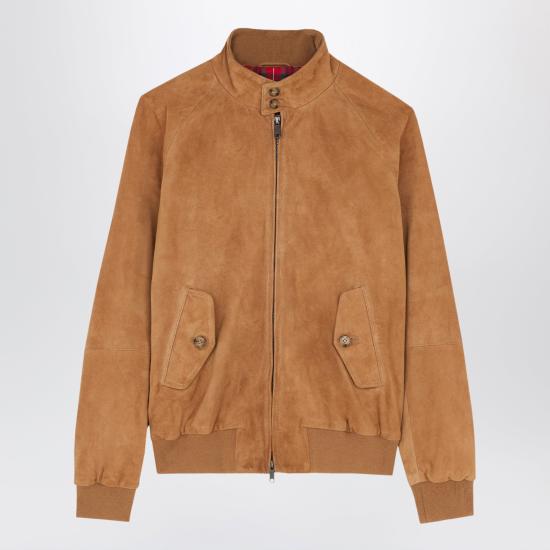 26SS 바라쿠타 G9 스웨이드 자켓 BRCPS0939UT2623 Brown