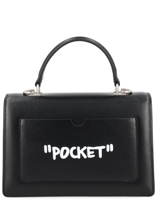 26SS 오프화이트 토트백 OWNP062 C99LEA0041001 BLACK - OFF WHITE