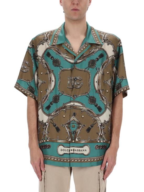 26SS 돌체앤가바나 반팔 셔츠 G5JH9T HI12CHV5XH BEIGE - DOLCE & GABBANA