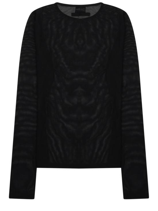 26SS 장 폴 고티에 긴팔 티셔츠 TO433 M01600 BLACK - JEAN PAUL GAULTIER