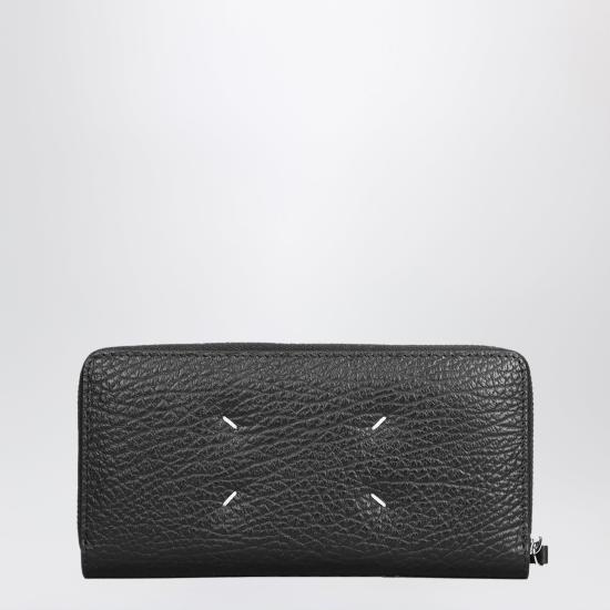 26SS 마르지엘라 4스티치 집어라운드 장지갑 S56UI0110P4455 Black