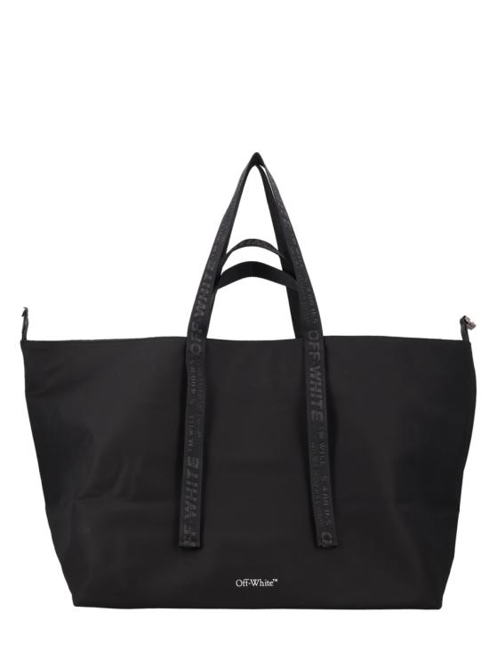 26SS 오프화이트 토트백 OMNA20S C99FAB0011001 BLACK - OFF WHITE