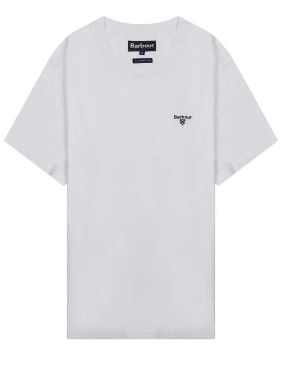 26SS 바버 반팔 티셔츠 MTS0331 MTSWH11 WHITE