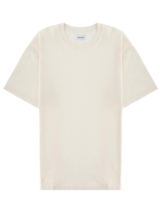 26SS 아미시 반팔 티셔츠 AMX035CR57 0569C0087 IVORY