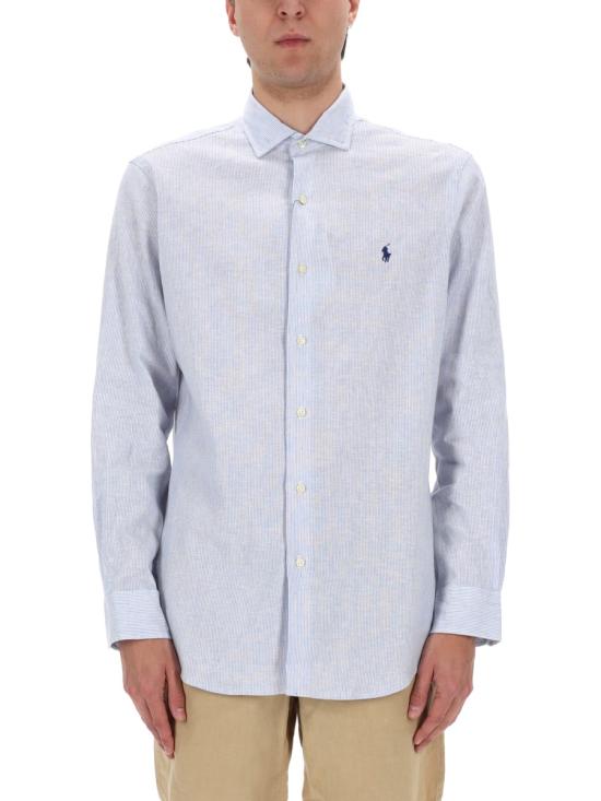 26SS 폴로 랄프로렌 긴팔 셔츠 710B16697 0017114CABANABLUEWHITE - POLO RALPH LAUREN