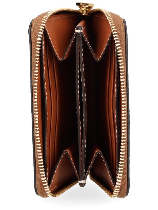 26SS 버버리 스몰 체크 집 어라운드 월렛 8109810 A9534 BEIGE - BURBERRY