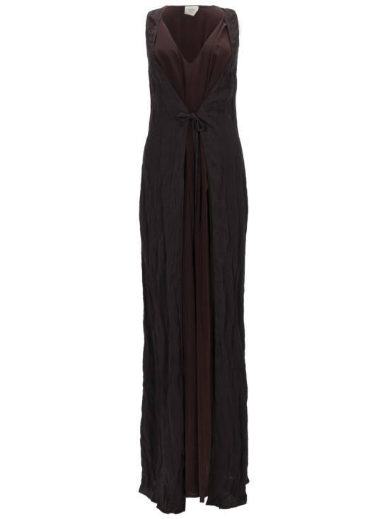 26SS 알리지 롱 원피스 116334 P6204CHOCO BROWN