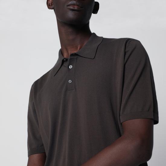 26SS 로베르토 콜리나 폴로 티셔츠 261MYA10024CO Brown - ROBERTO COLLINA