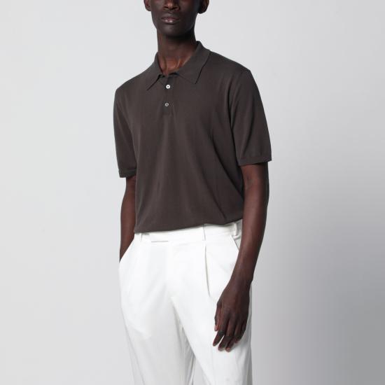 26SS 로베르토 콜리나 폴로 티셔츠 261MYA10024CO Brown