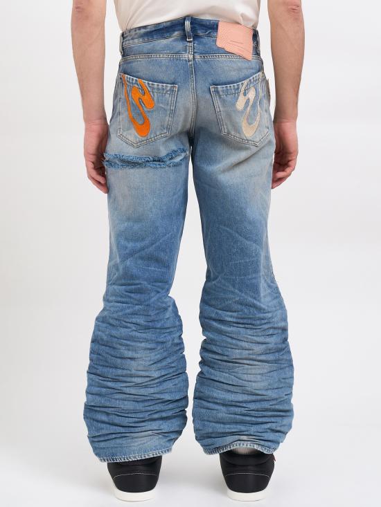 26SS 피디에프 데님 팬츠 NDFM03032DF183WASH Blue - PDF