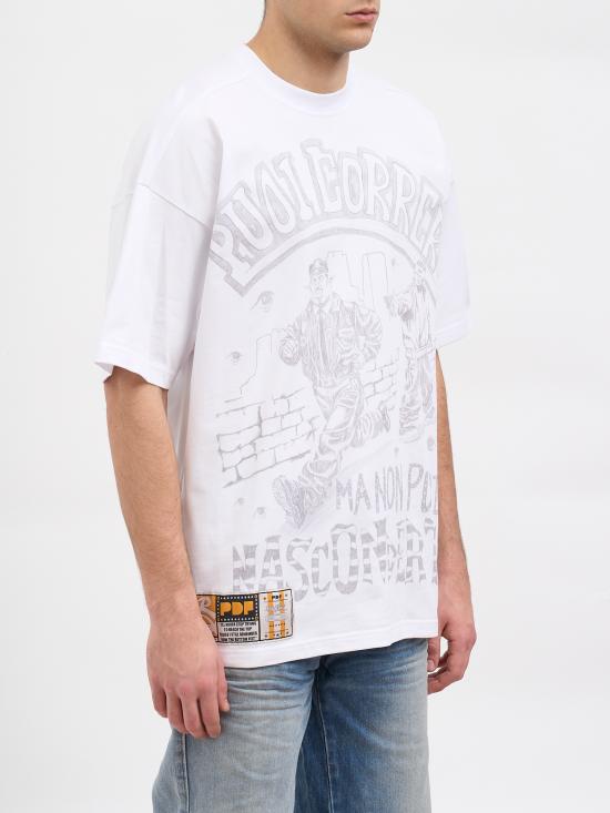 26SS 피디에프 반팔 티셔츠 NDFM54029TF112PIGTEWHITE White - PDF