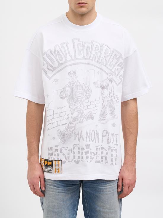 26SS 피디에프 반팔 티셔츠 NDFM54029TF112PIGTEWHITE White