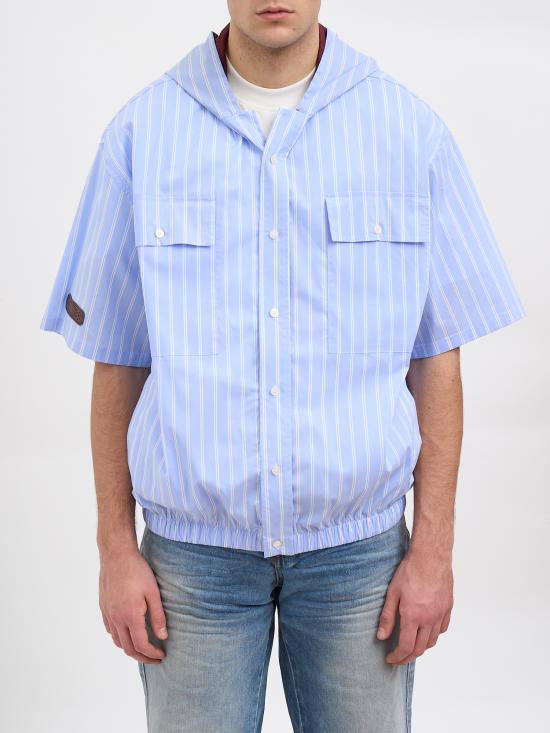 26SS 피디에프 반팔 셔츠 NDFM06003TS060AZBRD Light blue