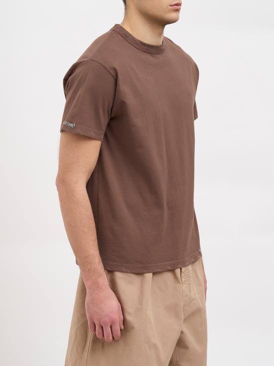 26SS 다닐로 파우라 반팔 티셔츠 N15DP10050000016 Brown - DANILO PAURA