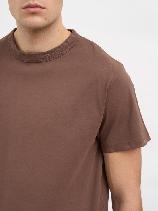 26SS 다닐로 파우라 반팔 티셔츠 N15DP10050000016 Brown - DANILO PAURA