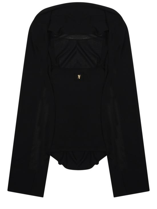 26SS 알베르타 페레티 긴팔 티셔츠 08820109 0555 BLACK - ALBERTA FERRETTI