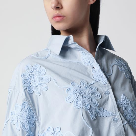 26SS 로테이트 셔츠 1155582000CO Light blue - ROTATE