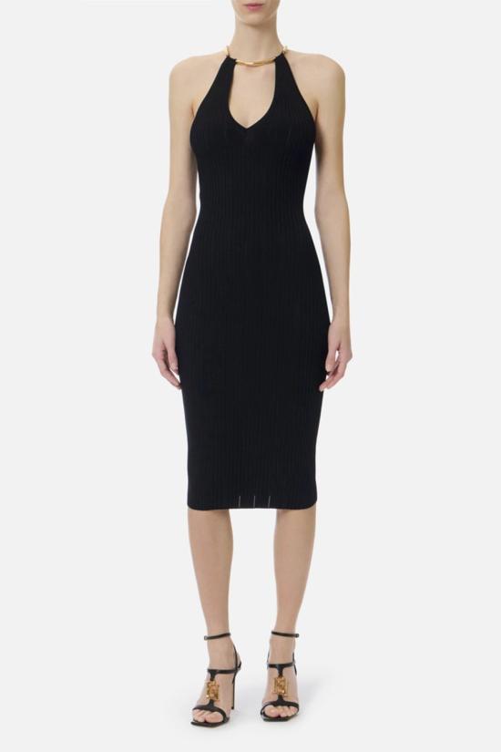 26SS 엘리자베타프랜치 롱 원피스 AM16S61E2110 Black - ELISABETTA FRANCHI