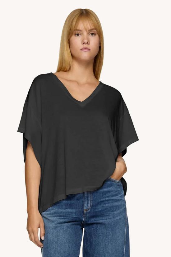 26SS 돈답 반팔 티셔츠 DS069 JF0349D XXX999 Black - DONDUP