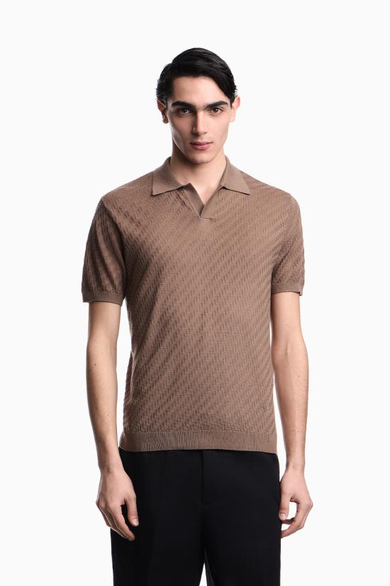 26SS 엠포리오 아르마니 스웨터 EM004307 AF24573U6285 Brown - EMPORIO ARMANI