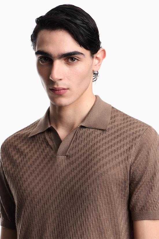 26SS 엠포리오 아르마니 스웨터 EM004307 AF24573U6285 Brown - EMPORIO ARMANI