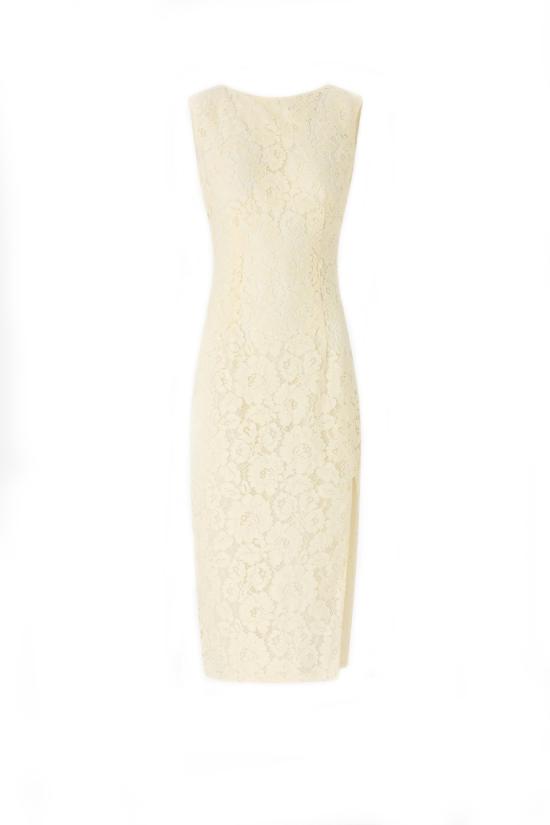 26SS 핑코 미디 원피스 106588A330Z06 White