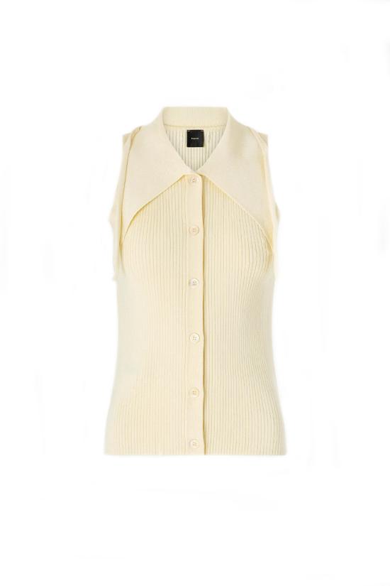 26SS 핑코 민소매 티셔츠 106315A347C04 Beige