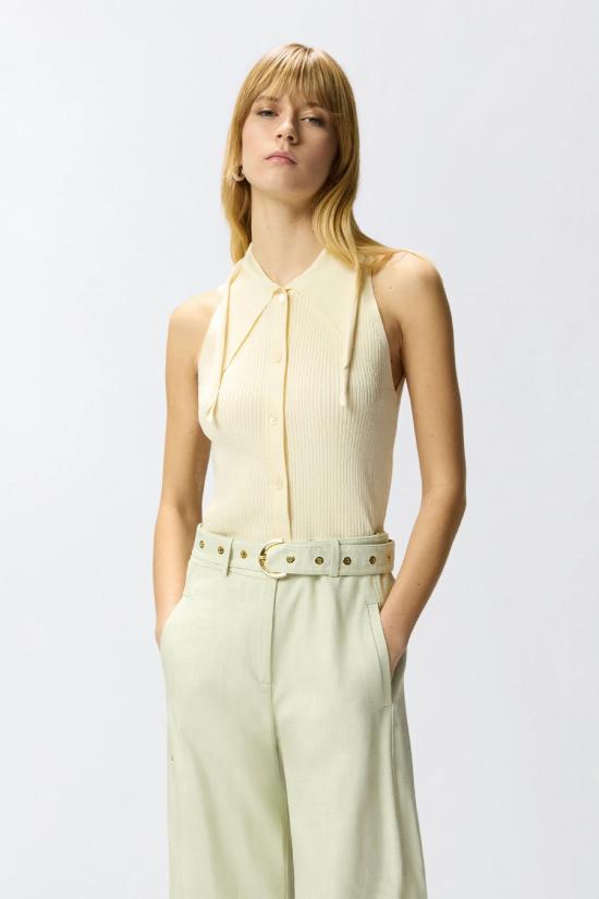 26SS 핑코 민소매 티셔츠 106315A347C04 Beige - PINKO