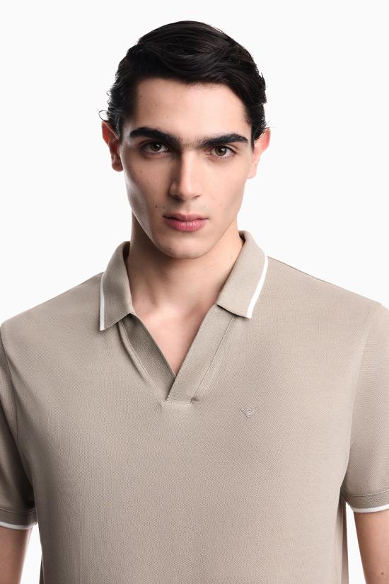 26SS 엠포리오 아르마니 폴로 티셔츠 EM005852 AF12955U6161 Kaki - EMPORIO ARMANI