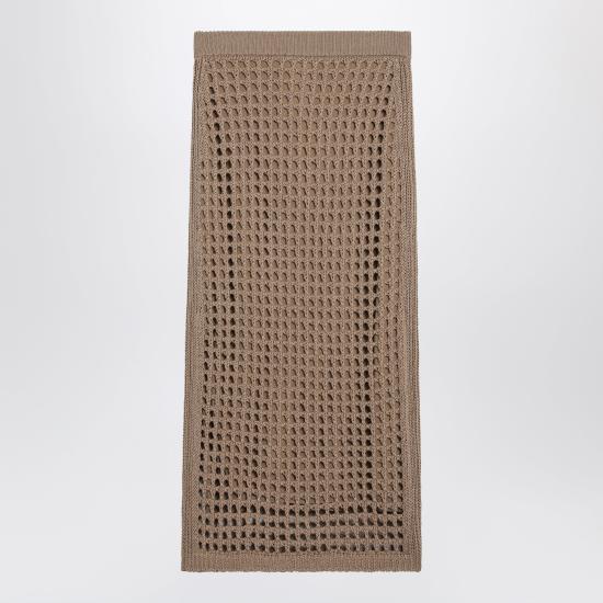 26SS 막스마라 롱 스커트 MXPGEODECO Brown - MAX MARA