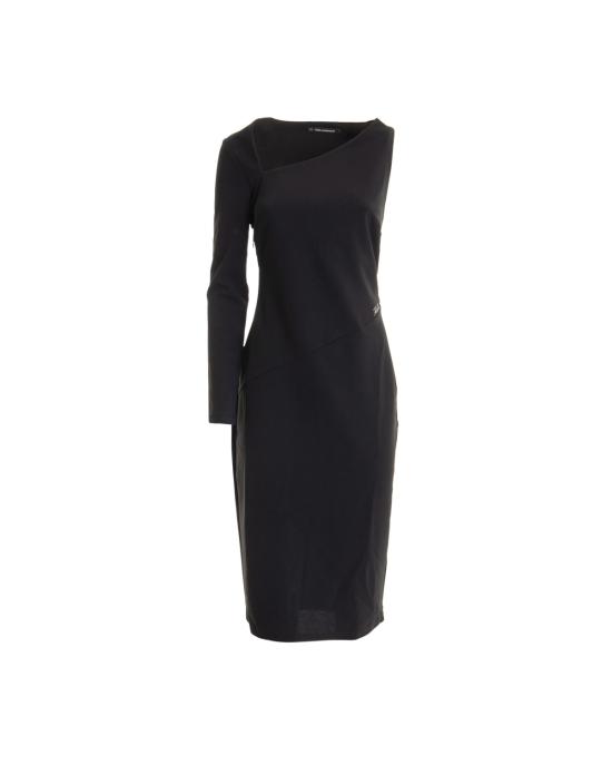  칼라거펠트 미디 원피스 246W1315 999 black NERO