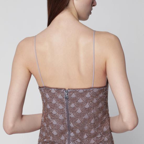 26SS 로테이트 바이 크리스텐슨 숏 원피스 1160651256PL Grey - ROTATE BY BIRGERCHRISTENSEN