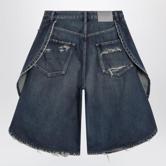 26SS 발렌시아가 데님 숏팬츠 872219TRW61 Blue - BALENCIAGA