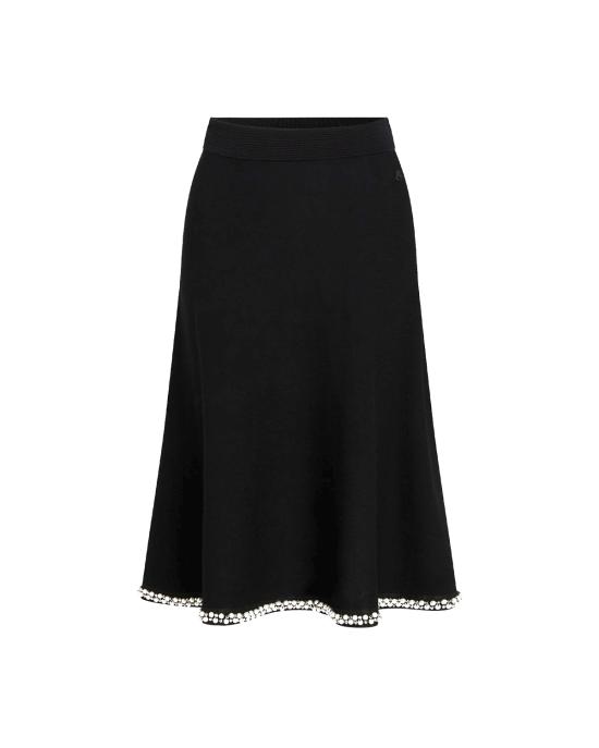  칼라거펠트 스커트 246W1207 999 black NERO