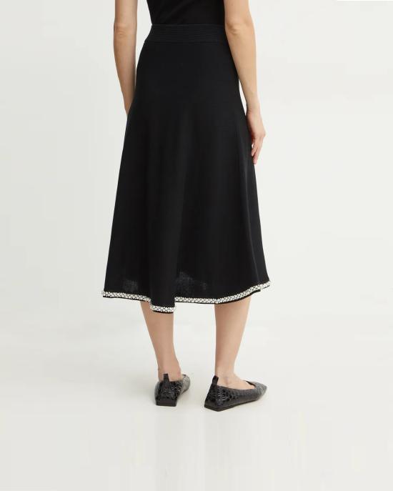  칼라거펠트 스커트 246W1207 999 black NERO - KARL LAGERFELD