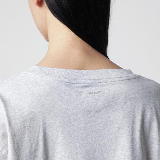 26SS 애니빙 반팔 티셔츠 A 08 12557CO Grey - ANINE BING